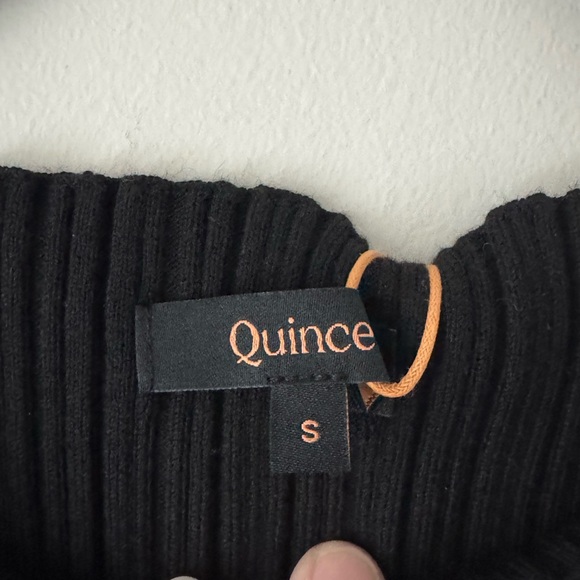 Quince Black Cotton Cashmere Ribbed Sleeveless Midi
Dress Size Small - Picture 5 of 8